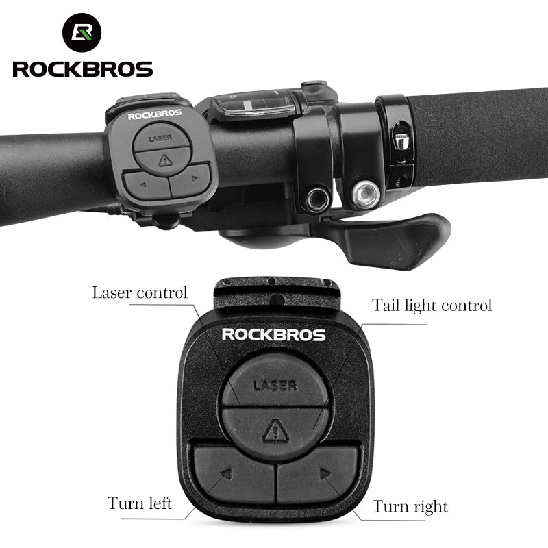 ROCKBROS Bike Tail Light USB Rechargeable Wireless Waterproof
