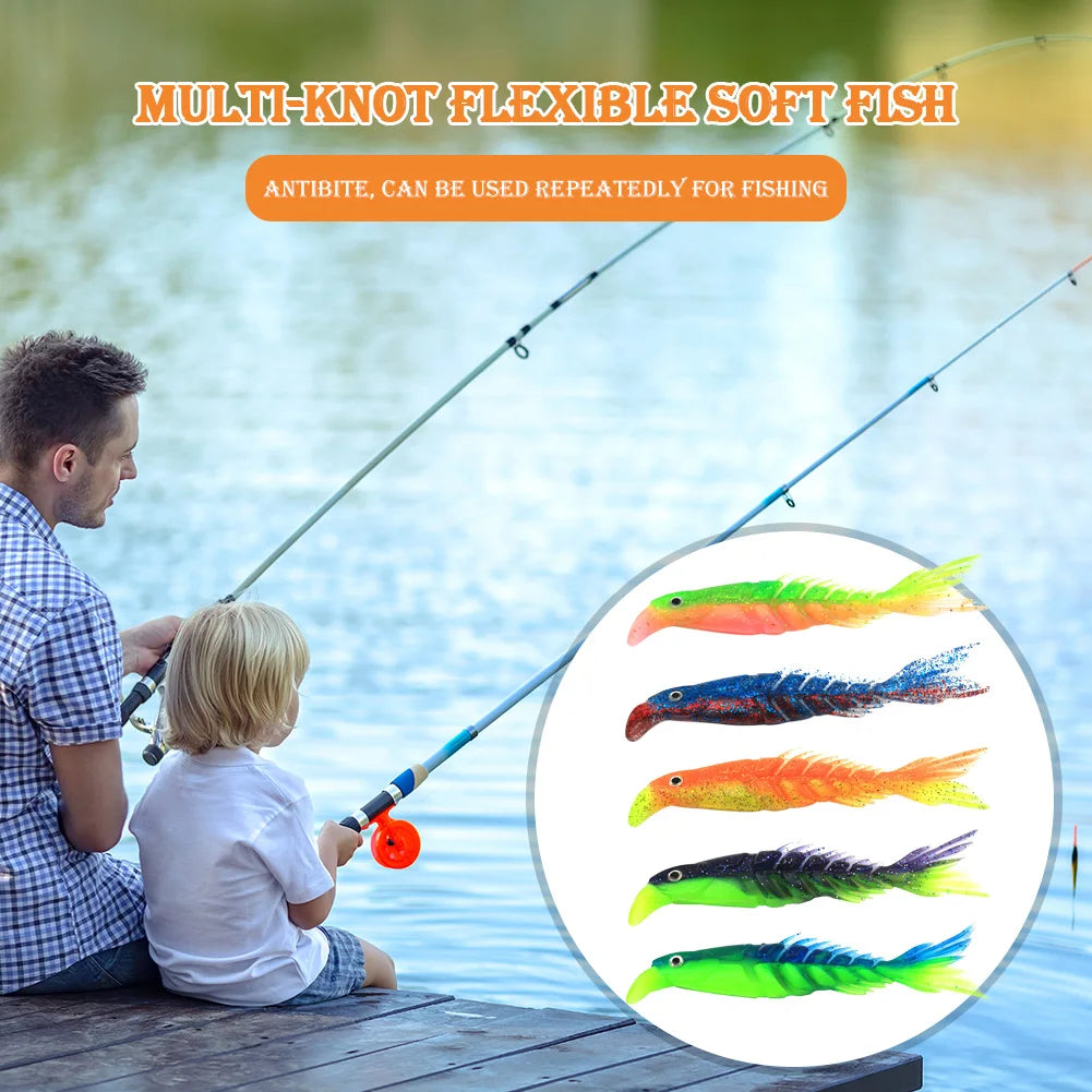 Fish Hooks Soft Knobby Floating Lure Soft Baits
