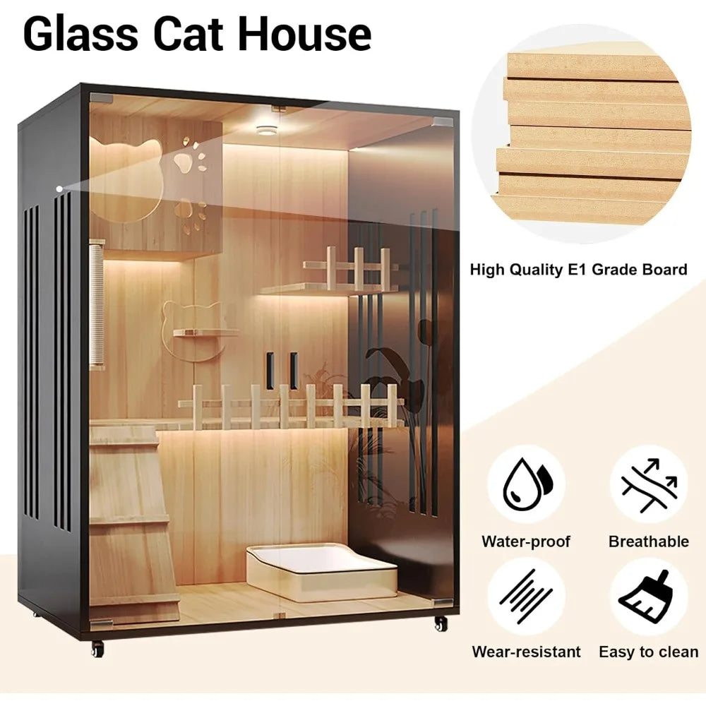 Modern Cat House & Indoor Villa