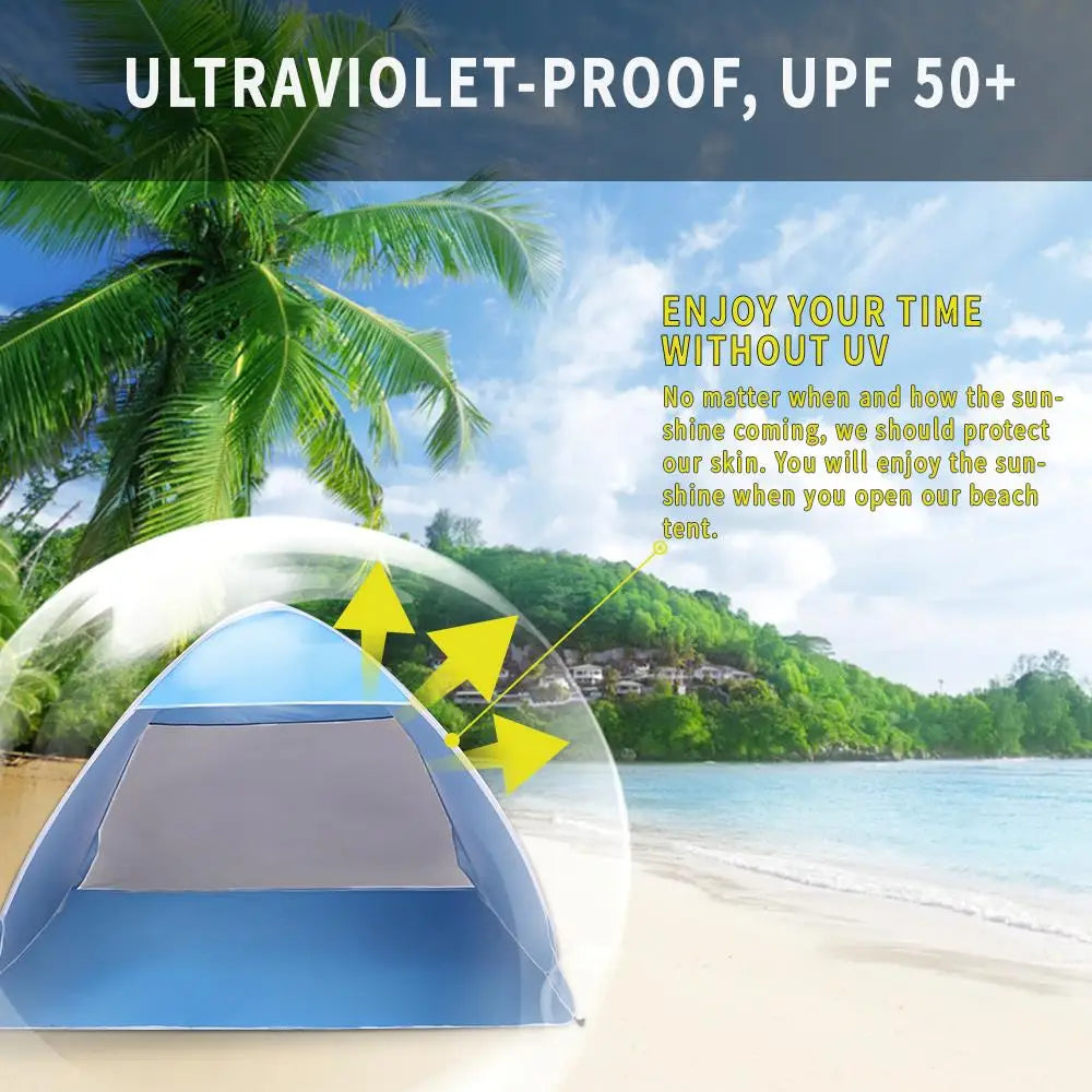 Pop-Up Beach Tent for 2-3 People