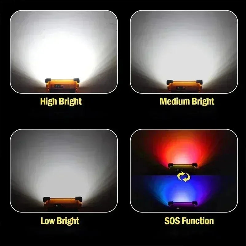 Outdoor Camping Portable Solar Lamp LED Type-c & Solar Charging