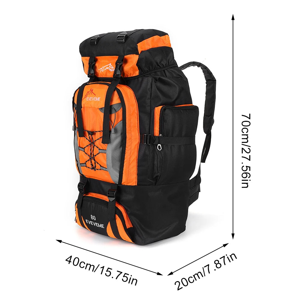 80L Climbing Backpack Large Capacity Travel Backpack