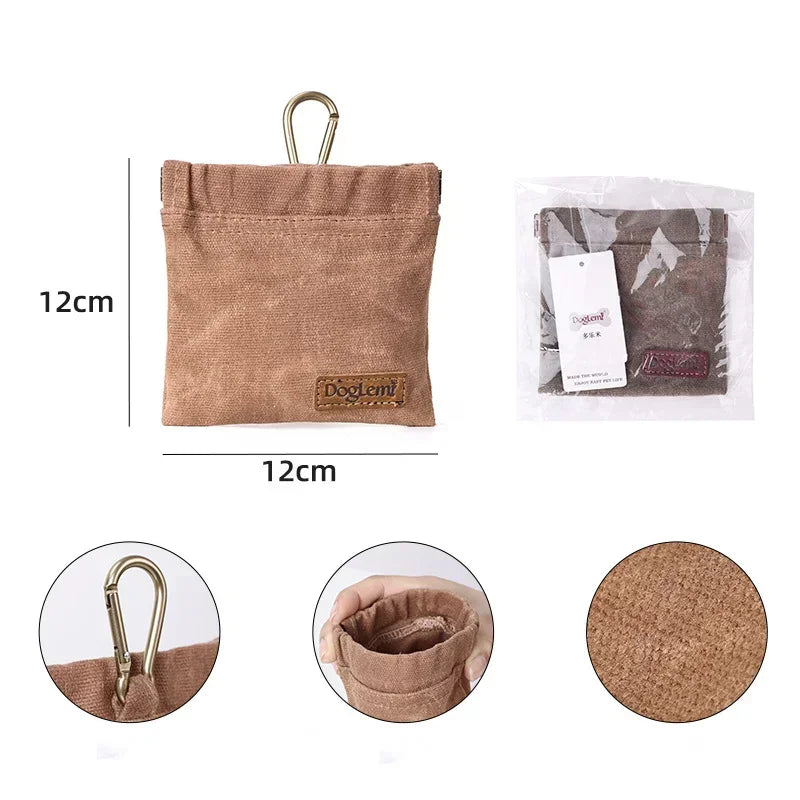 Portable Dog Training Waist Bag Hands Free Pet Treat Pouch