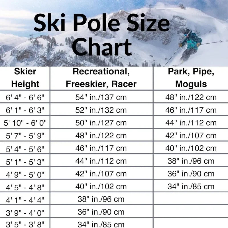 Zipline Podium 14.0 K Ski Poles Graphite Kevlar Carbon Composite 38" in./96 cm