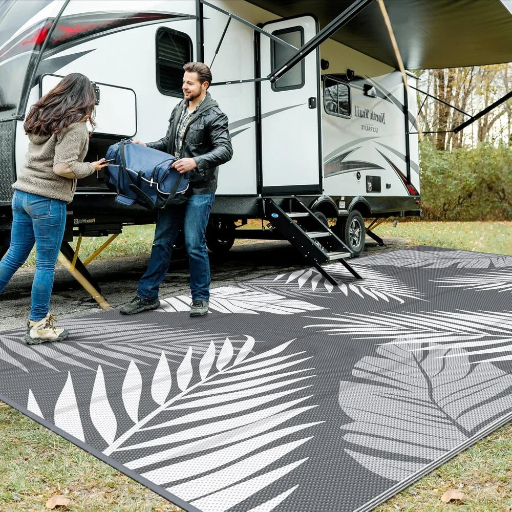 Outdoor Rug 10' x 20' Waterproof for Patios Clearance, Reversible