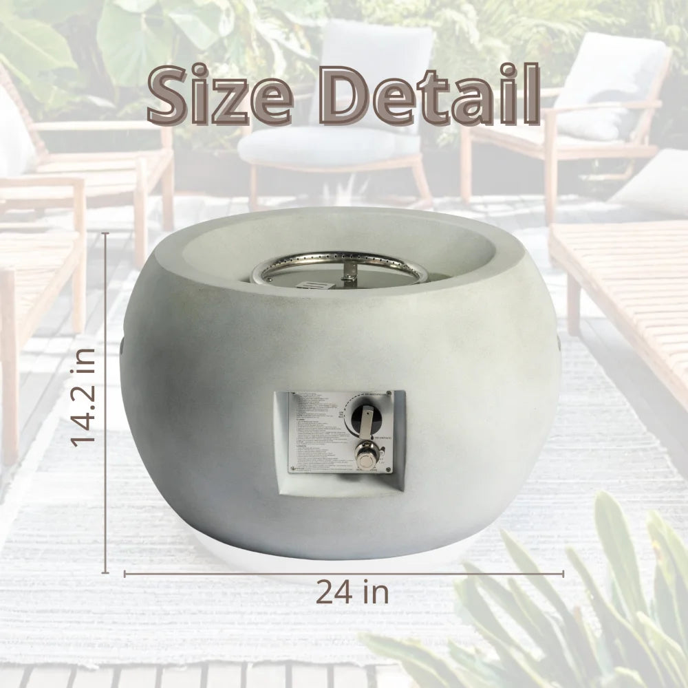 Outdoor Propane Fire Pit Table