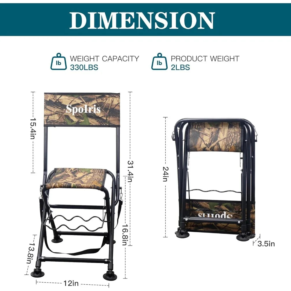 Fishing Chair with Rod Holder