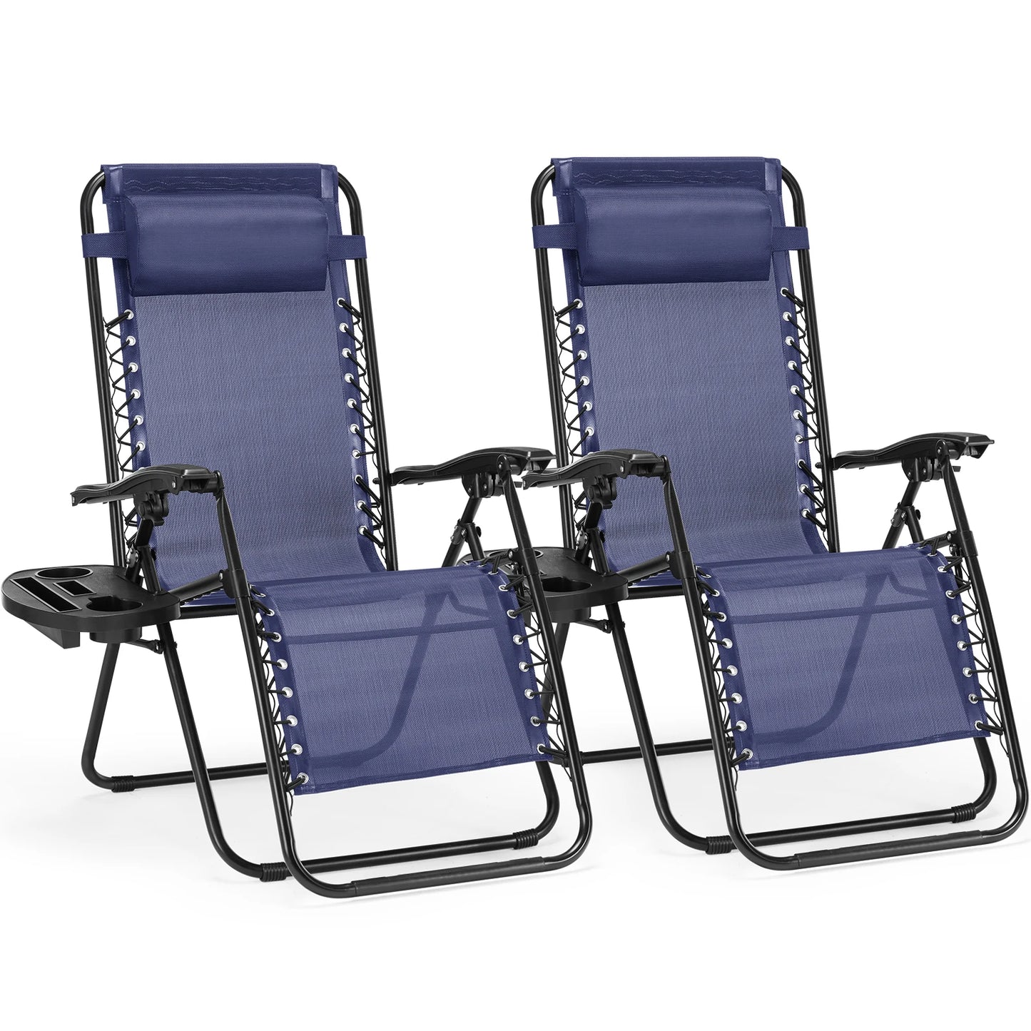 JHK Zero Gravity Set of 2 Portable Recliner