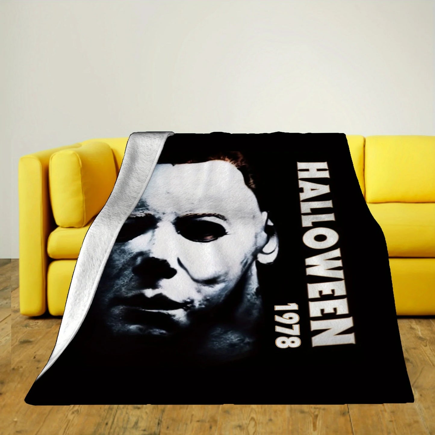 Horror Movie Halloween Character Cover Blanket, Halloween Blanket