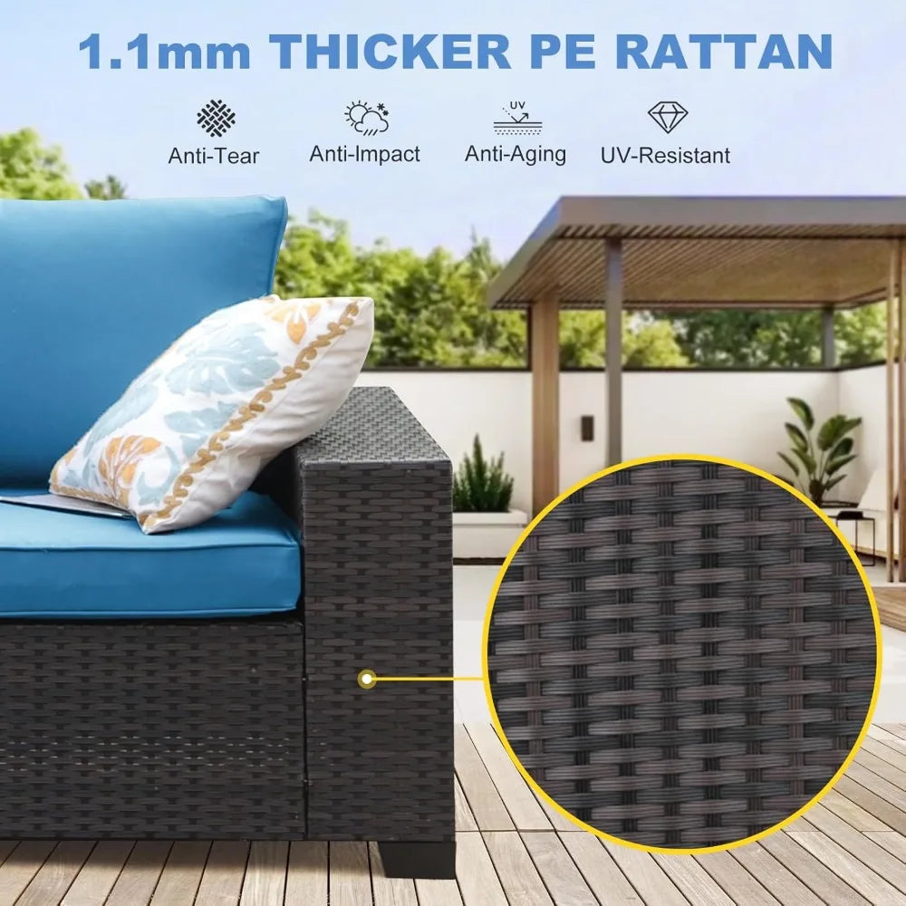5 Pieces Outdoor Patio Furniture Set
