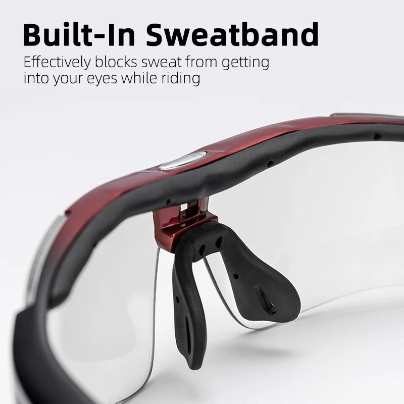 ROCKBROS Cycling Photochromic Glasses UV400 Protection Sunglasses
