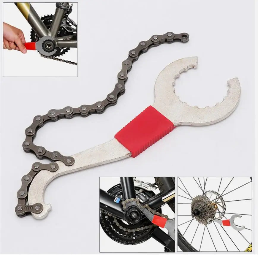 Bicycle Repair Tool Kits Chain Breaker Flywheel Remover Cutter Crank Puller Bike Wrench MTB Road Bikes Maintenance Tools Bracket
