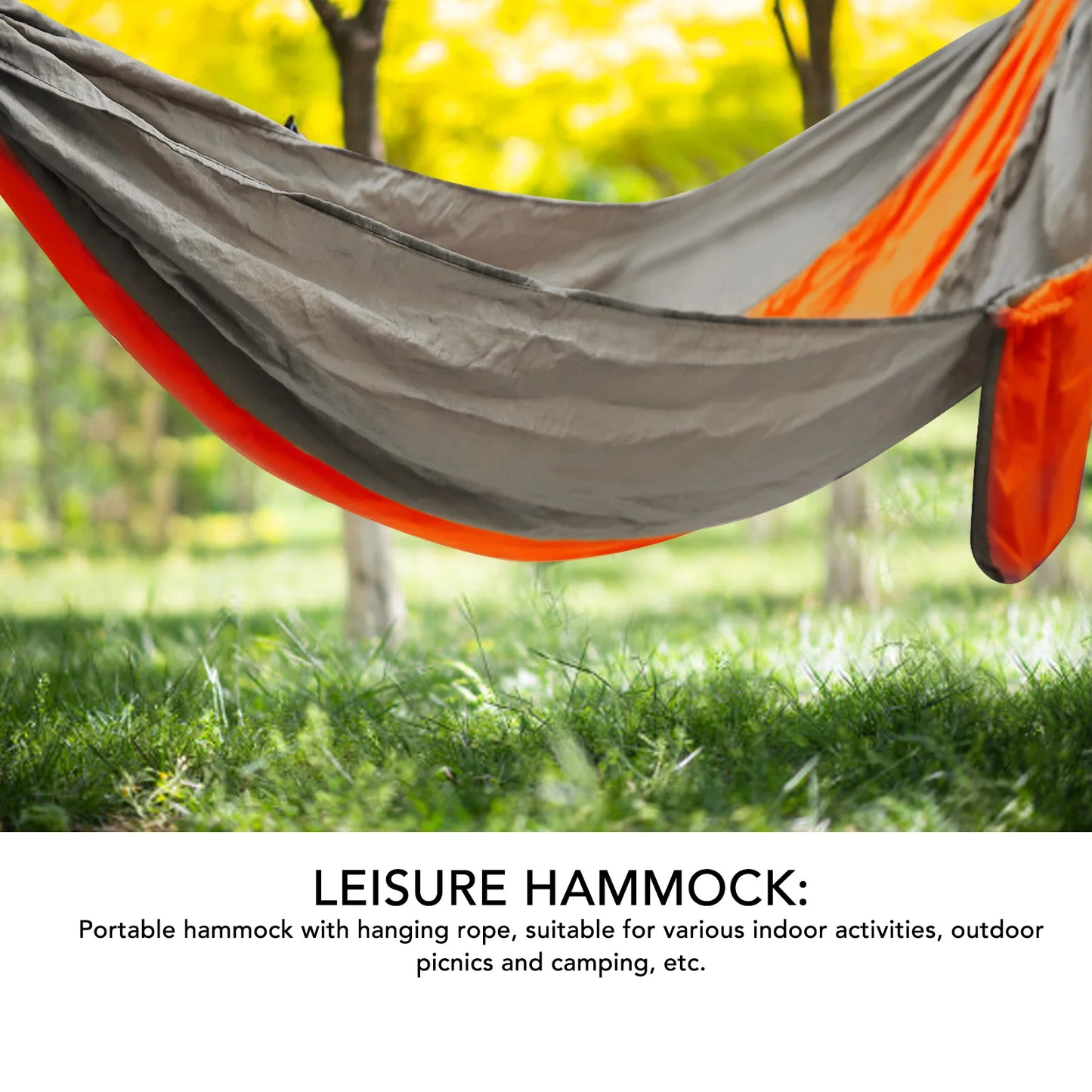 Portable Camping Hammock With Tie Rope