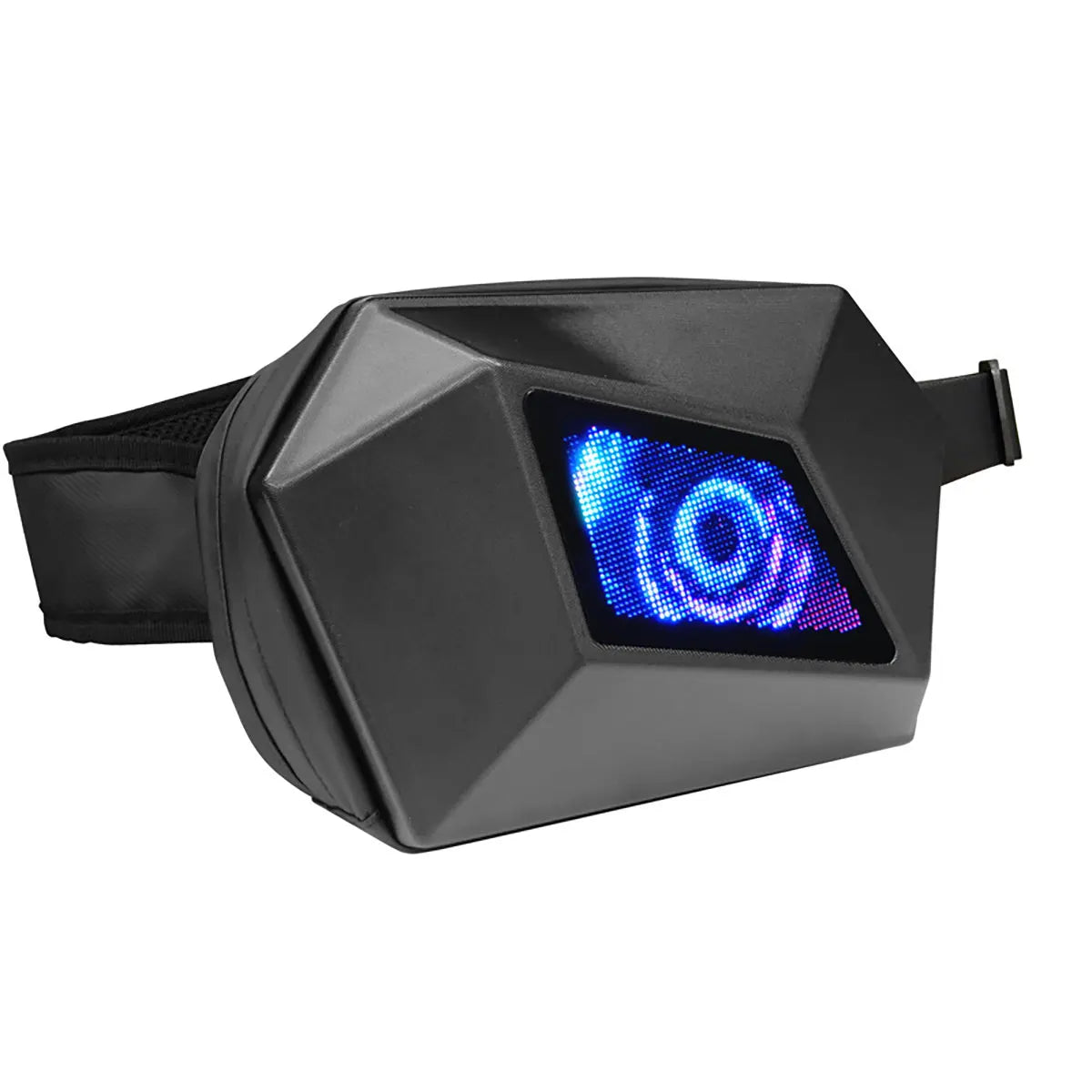 Devil's Eye LED Motorcycle Backpack DIY Screen Bluetooth Control Waterproof Fashion Hard Shell Riding Bag