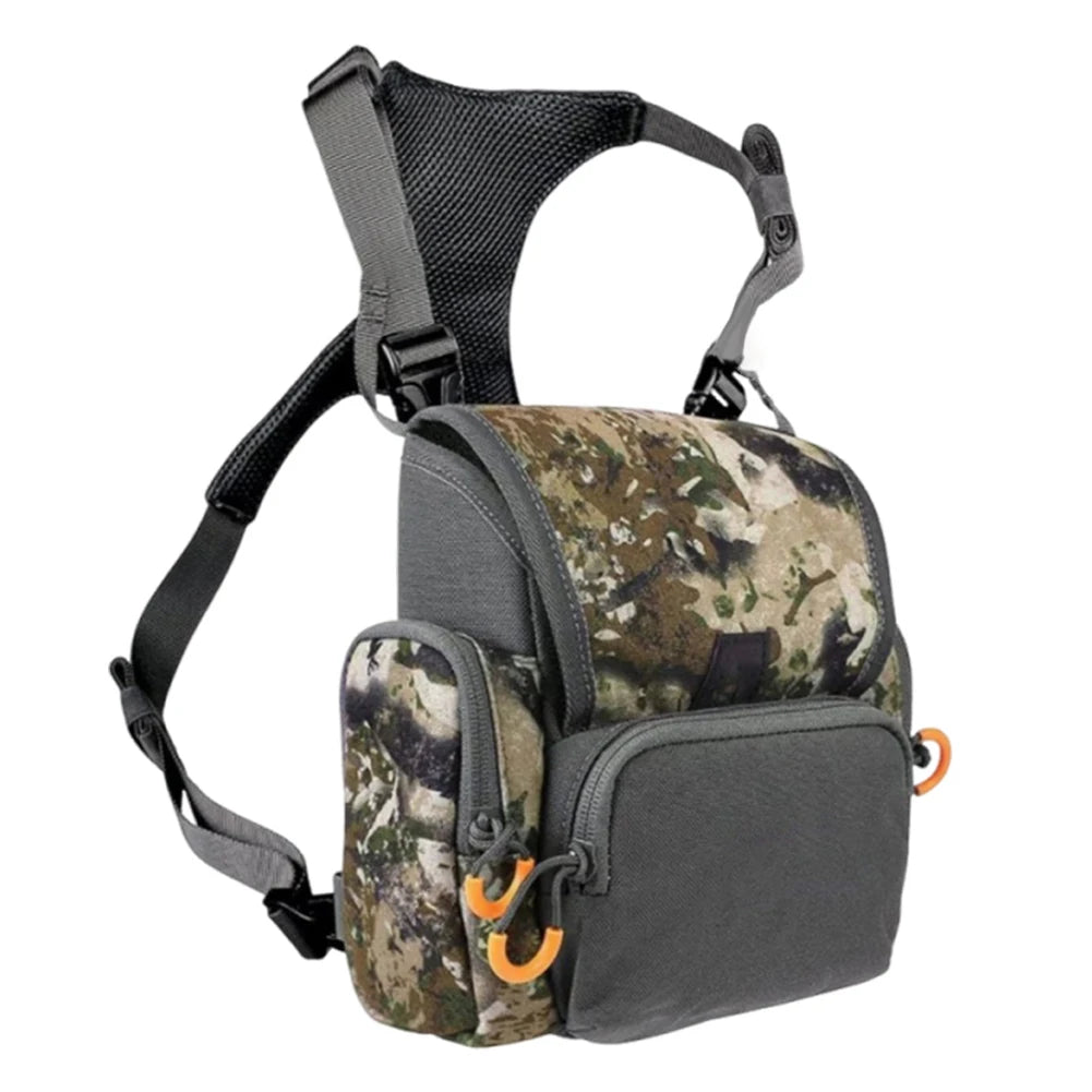 Binocular Harness Chest Pack with Rangefinder Pouch & Rain Cover