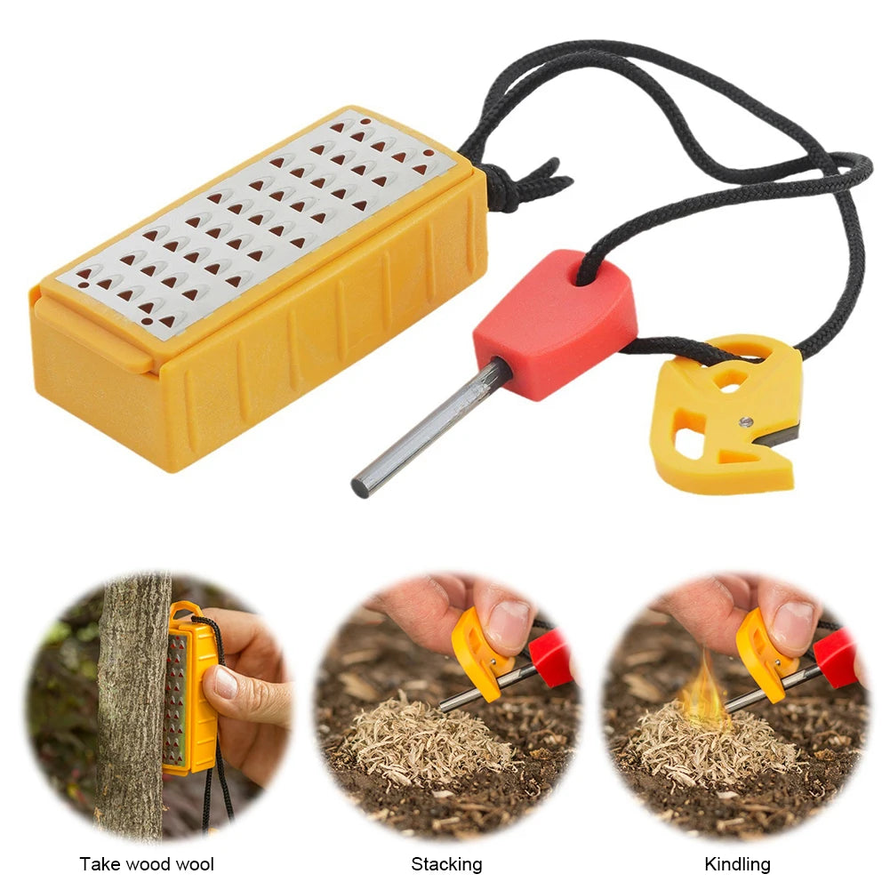 Tinder Maker with Fire Starter Survival Tool for Emergency