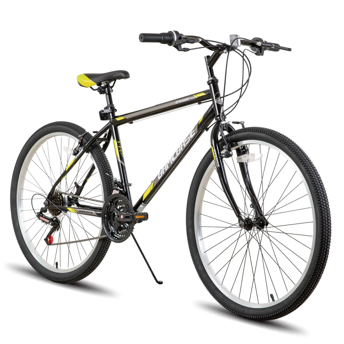 Hiland 26 inch Mountain Bike for Men Women, 21 Speeds High-Carbon Steel Frame, Sport Cycling MTB Bicycle for Adult