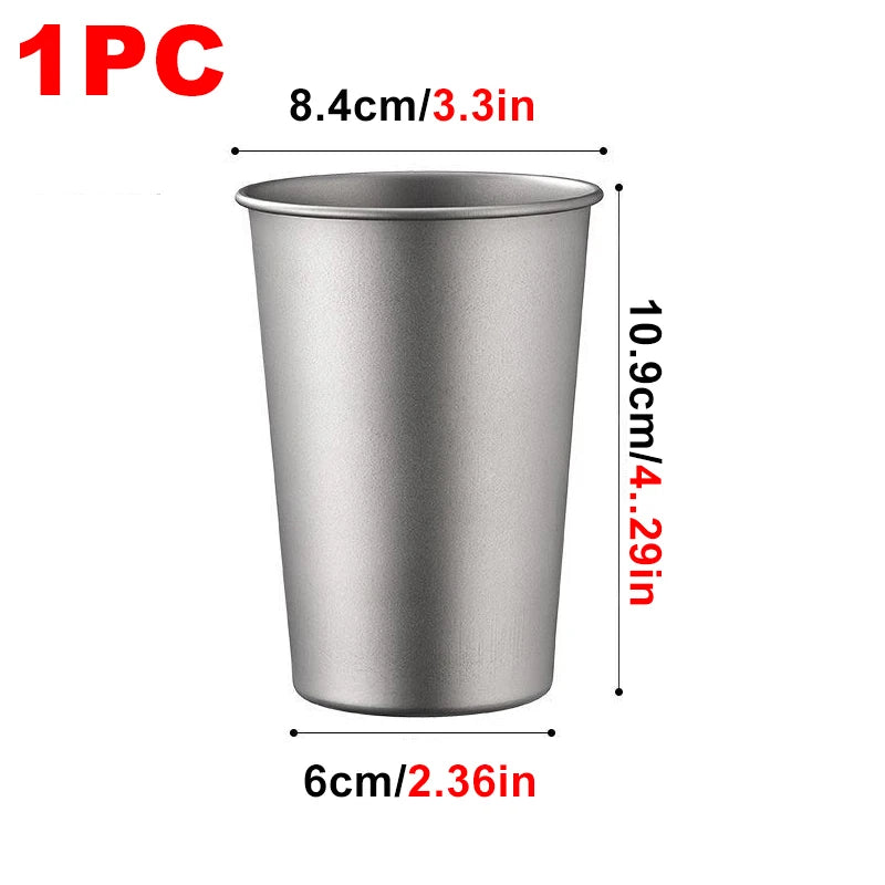 Titanium Cups Outdoor Cookware Kitchen Equipment