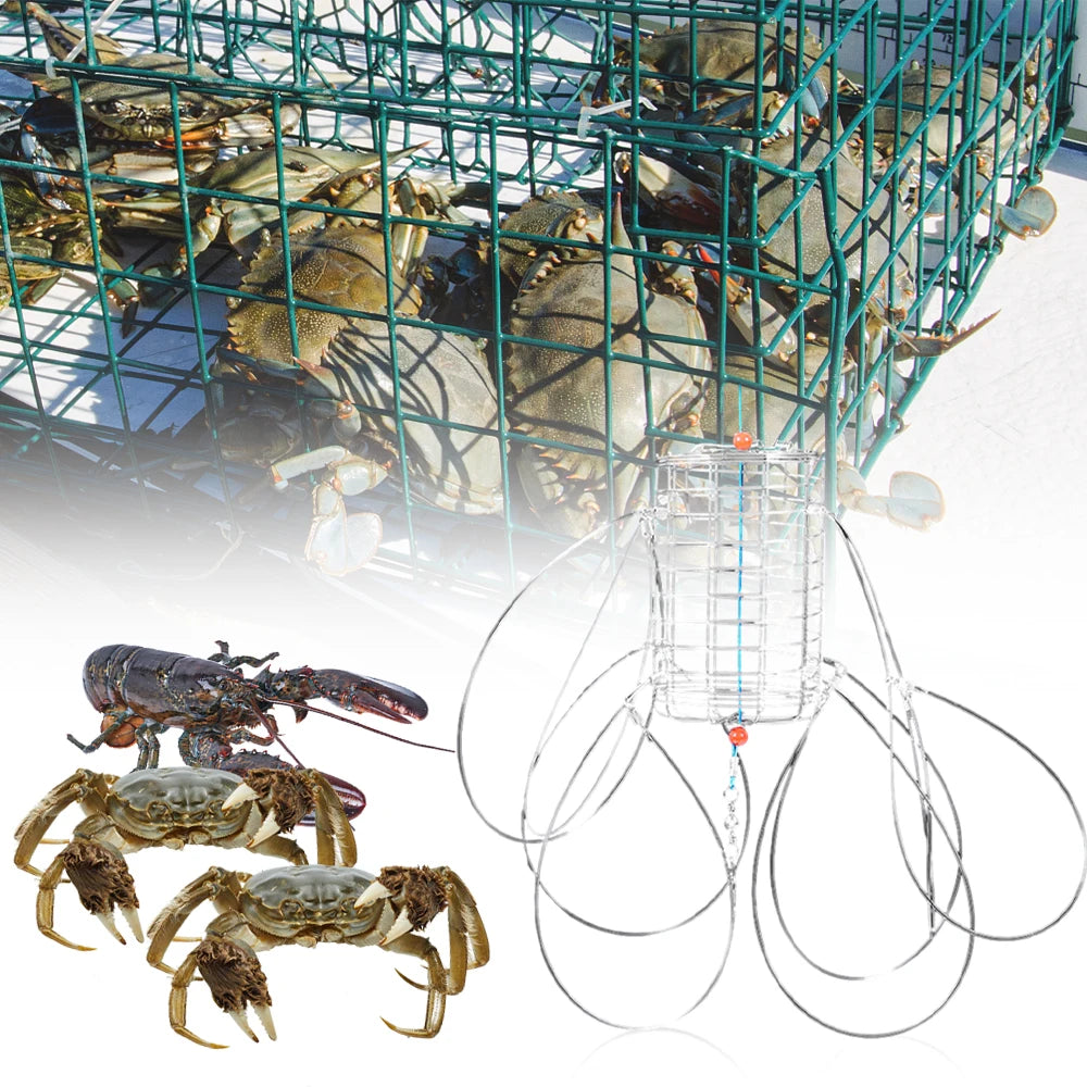 Handcrafted Crab Snare for Fishing Pole
