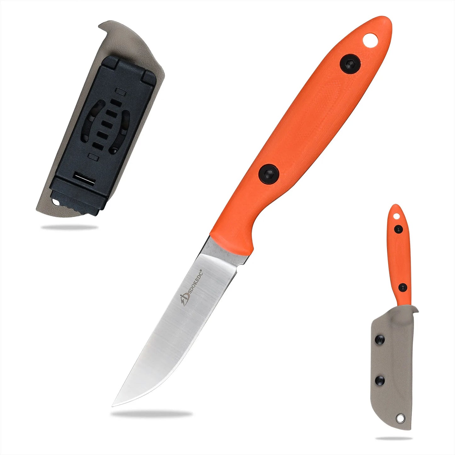 SDOKEDC Knives DC53 Steel Fixed Blade Knife Micarta Handle