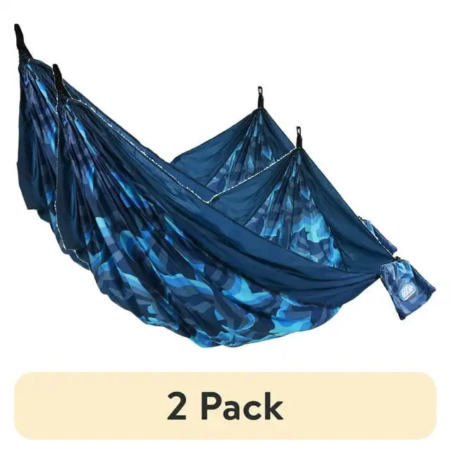(2 pack) Equip Nylon 2 Person Travel Hammock