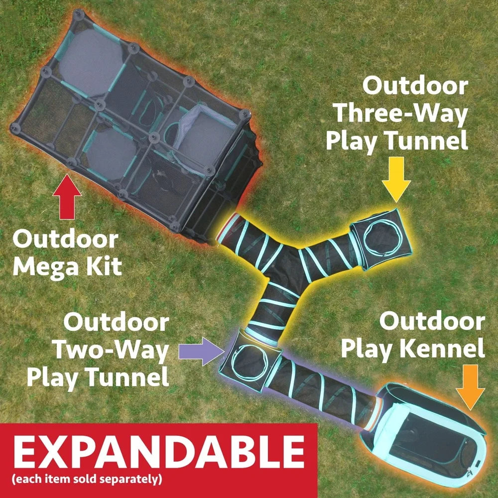 Outdoor Cat Playpen Mega Kit Expandable Catio