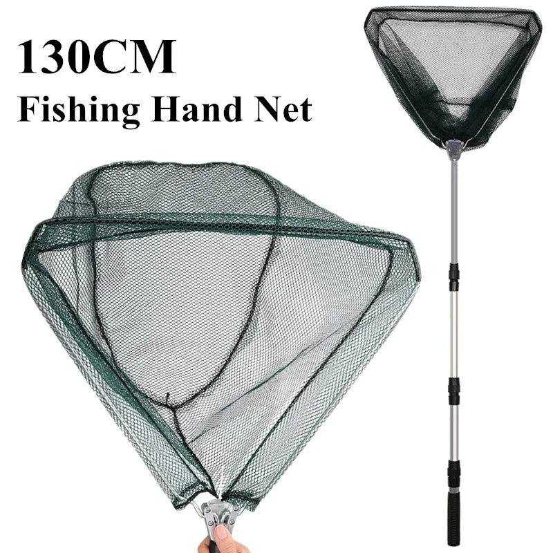 Telescopic Landing Net Folding Fishing Pole