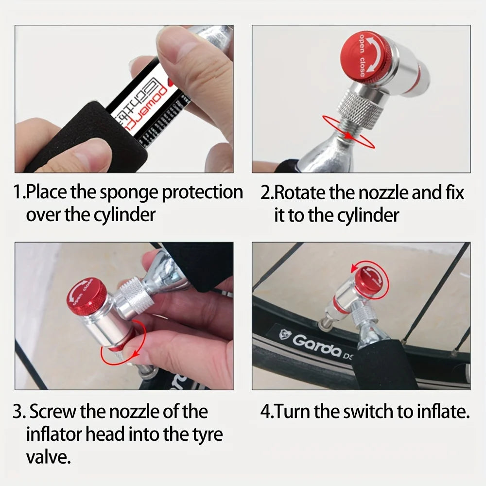 ThinkRider CO2 Pump For Bicycle Inflator