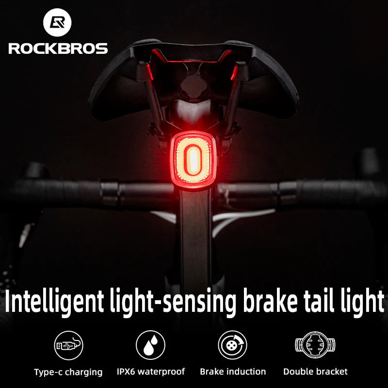 ROCKBROS Smart Bicycle Brake Light