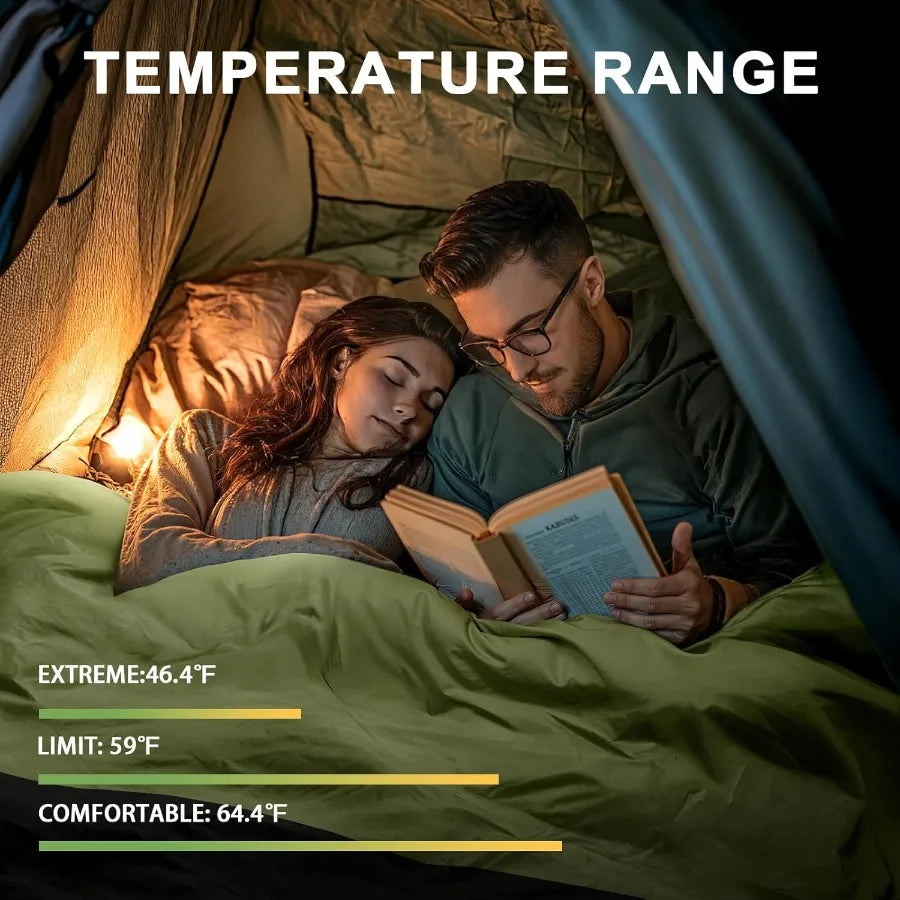 Ultralight Warm Weather Sleeping Bag Portable Waterproof Compact