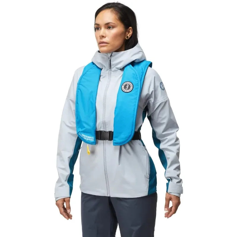 MIT 70 Manual Inflatable PFD Life Vest- Azure Blue