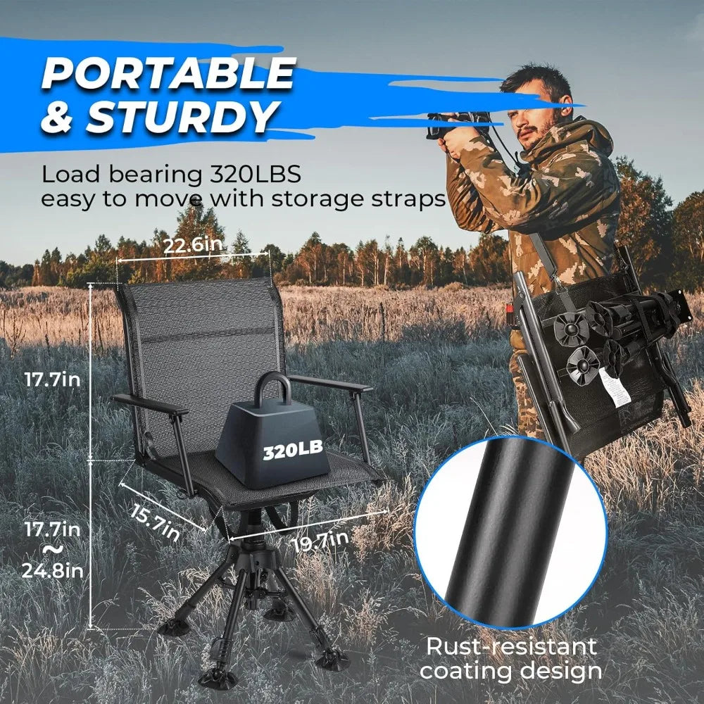 360 Degree Silent Swivel Chair