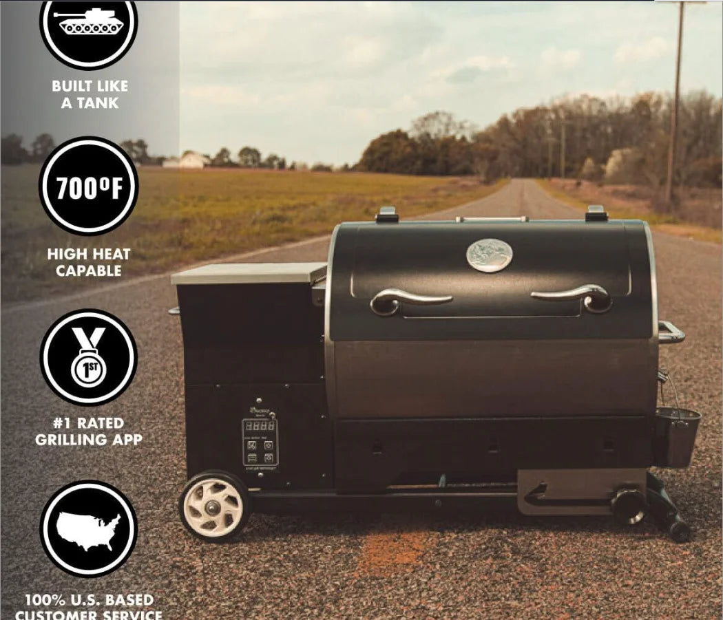 Portable Pellet Grill, Electric Pellet Smoker Grill, BBQ Grill