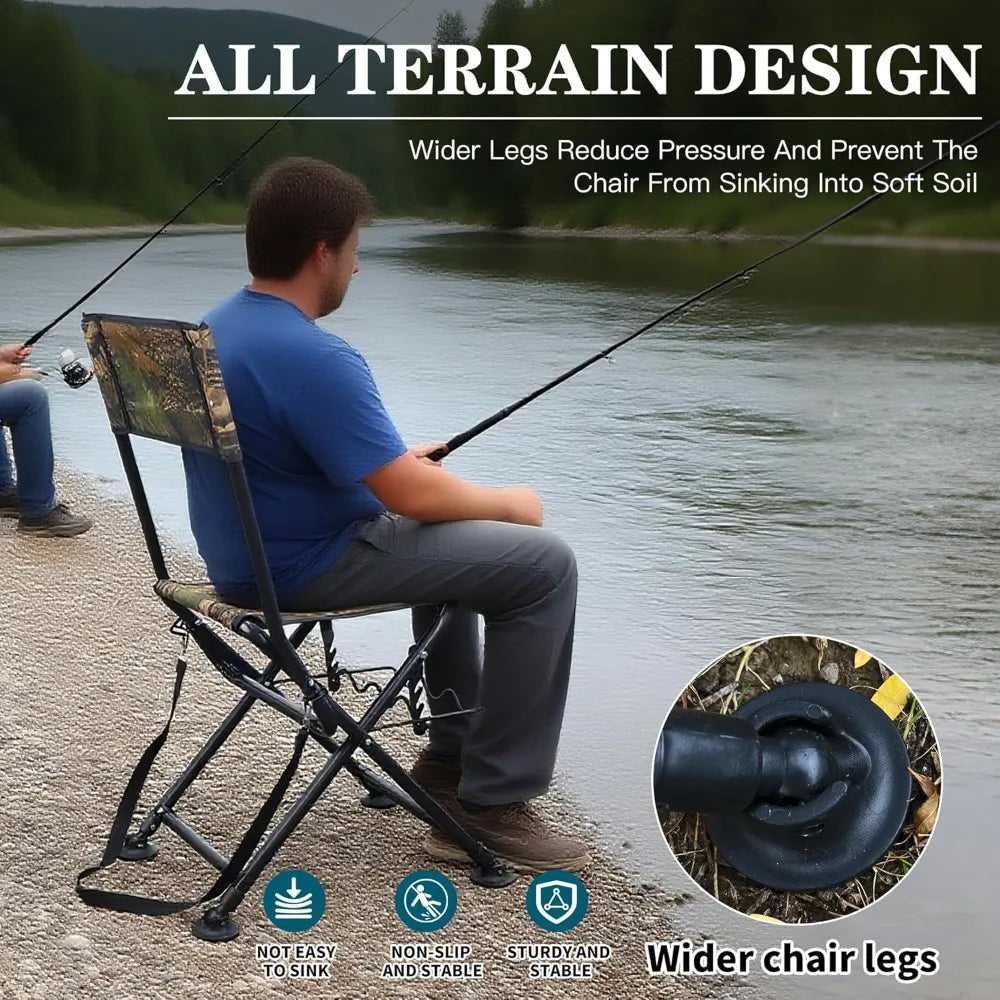 Fishing Chair with Rod Holder