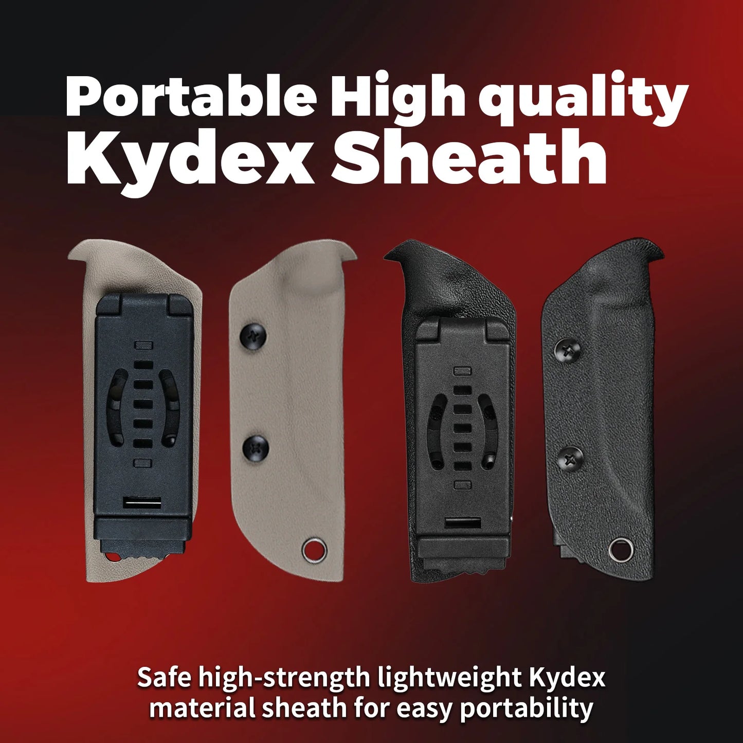 SDOKEDC Knives DC53 Steel Fixed Blade Knife Micarta Handle