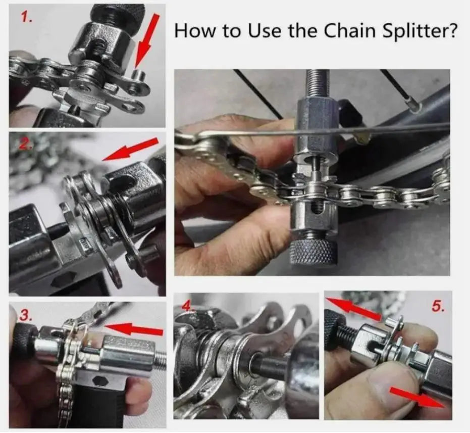 Bicycle Repair Tool Kits Chain Breaker Flywheel Remover Cutter Crank Puller Bike Wrench MTB Road Bikes Maintenance Tools Bracket