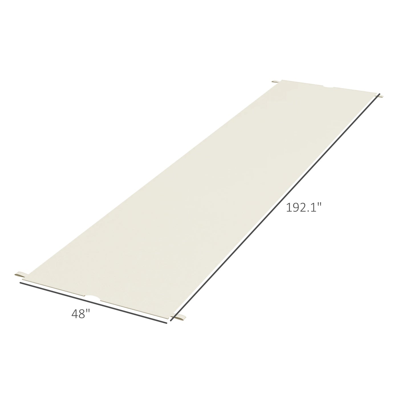 Outsunny 2 Pcs Pergola Shade Cover