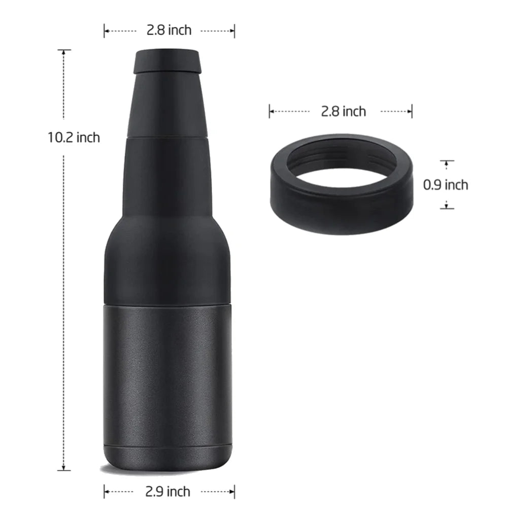 Insulated Cold Keeper Fits 12 Oz Standard Double Walled Can Cooler