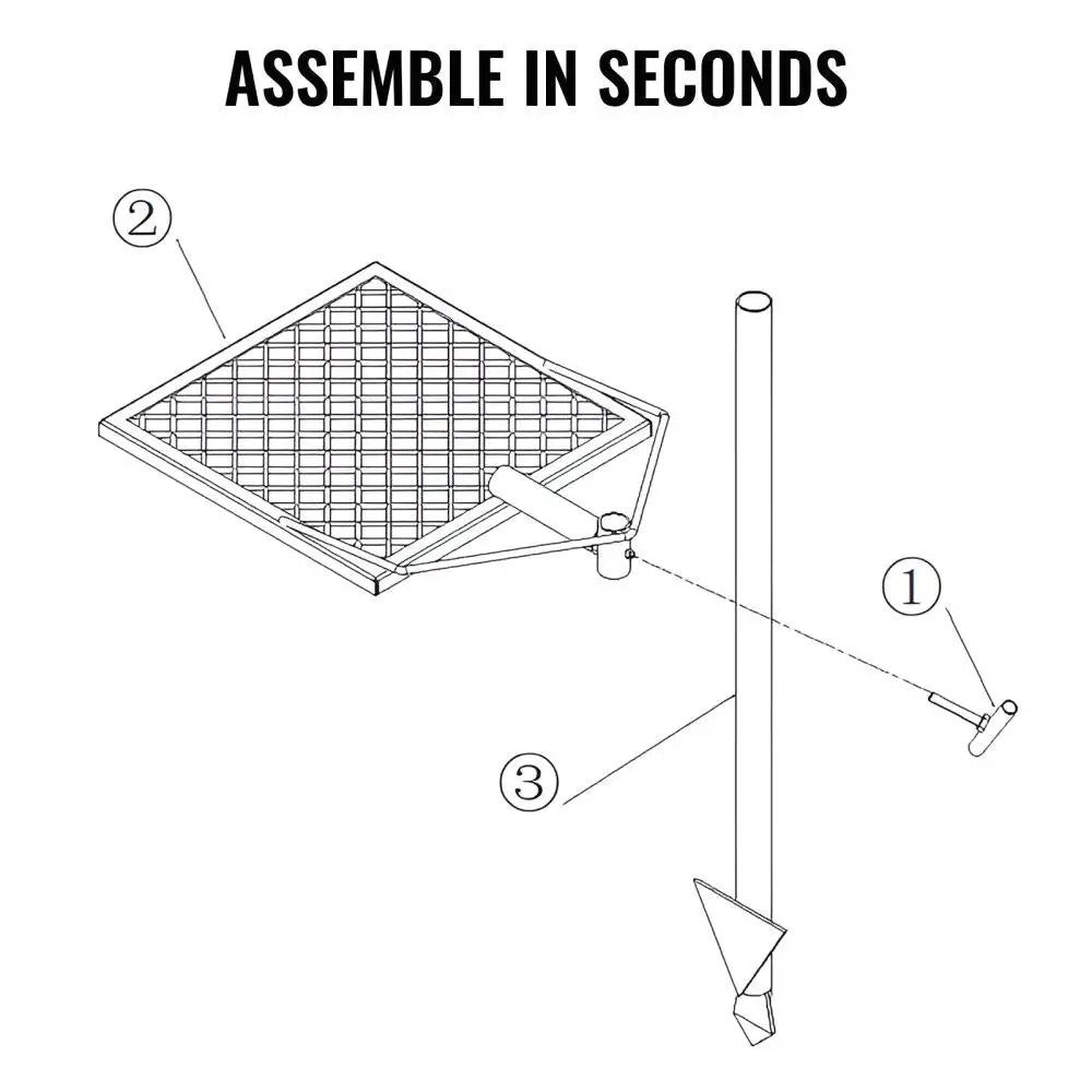 Swivel Campfire Grill Fire Pit Grill Grate
