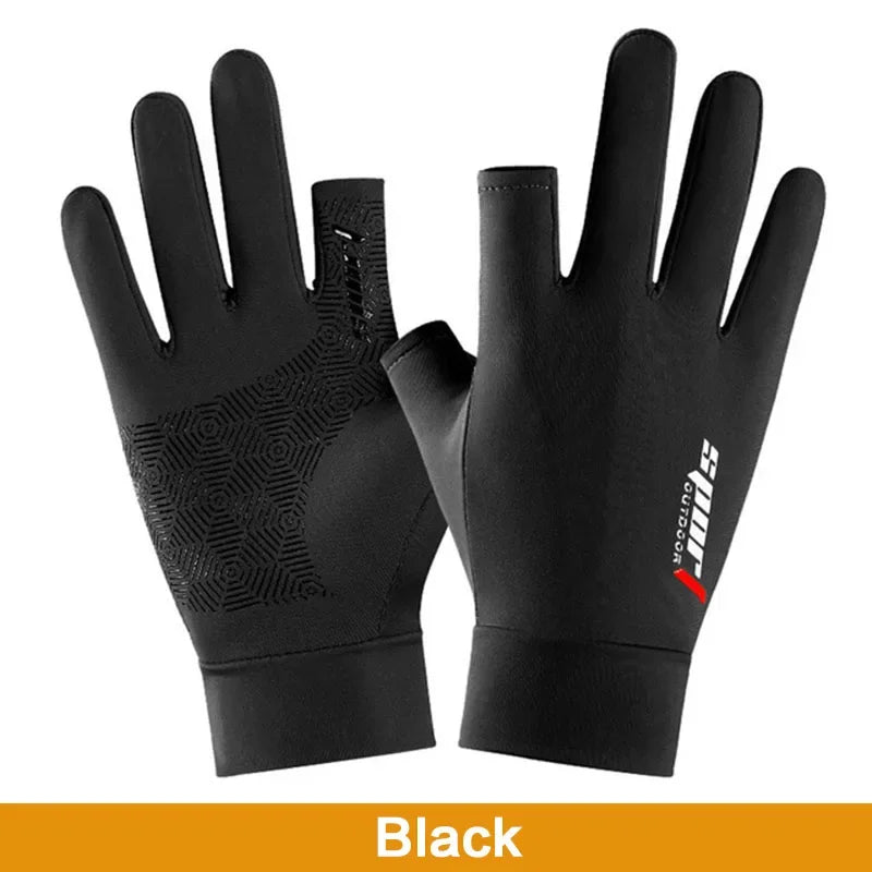 FLYSAND Anti-UV Men Women Fishing Gloves
