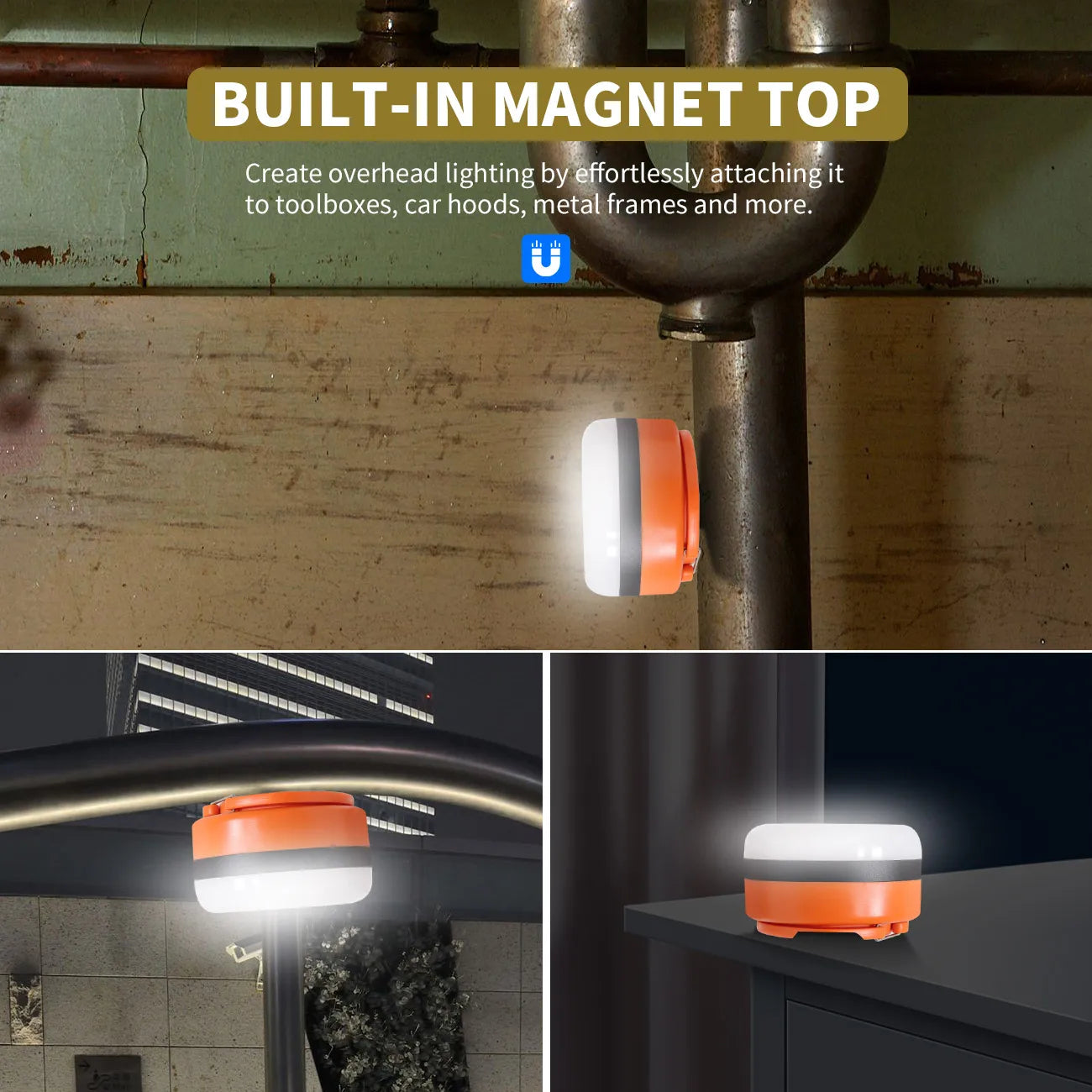 Rechargeable Camping Lantern Tents Lamp 2400mah
