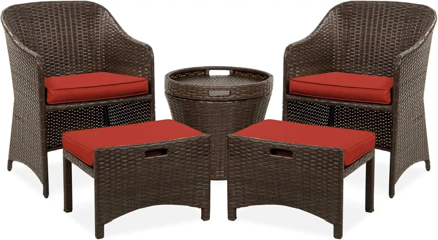 5-Piece Outdoor Patio Furniture Set, No Assembly Required