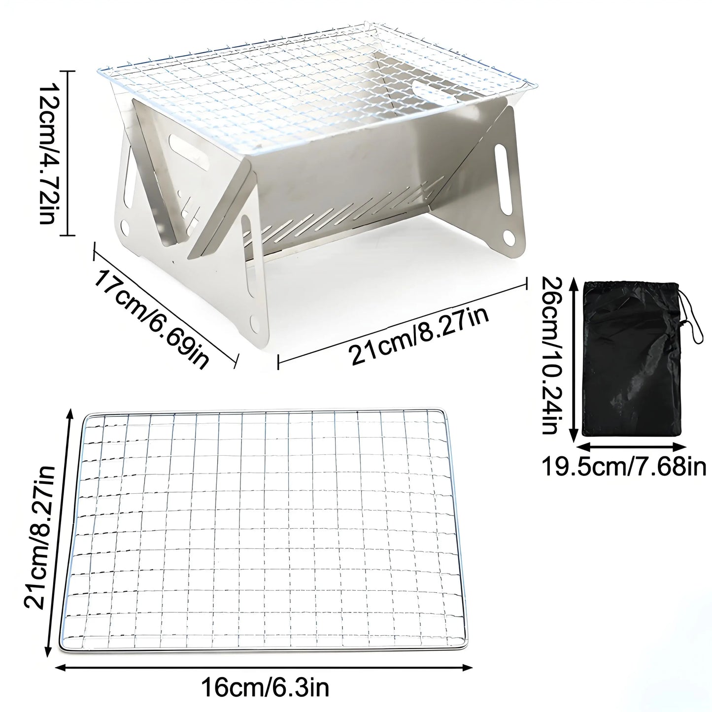 Portable Folding Card Stove