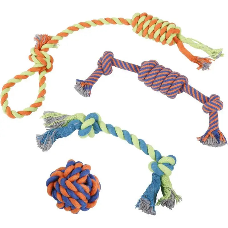 Small and medium-sized dog grinding rope toys