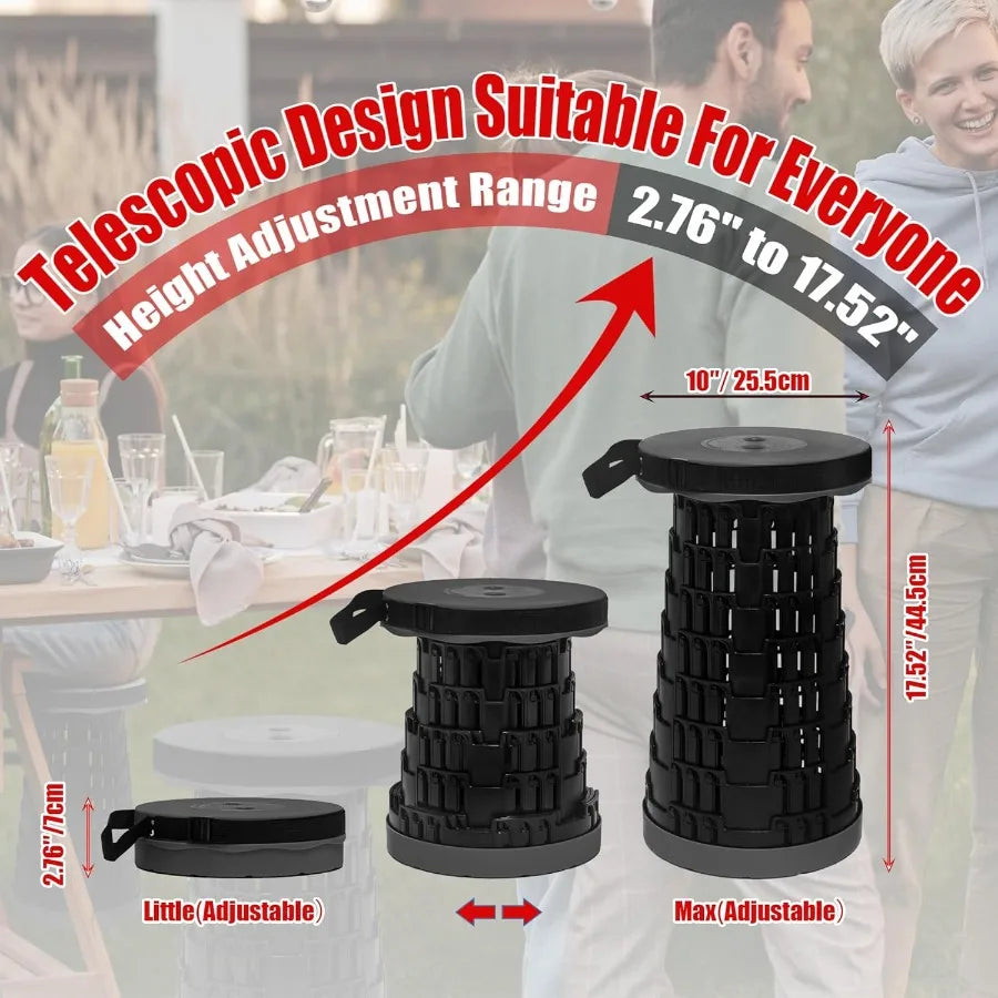 2025 2PCS Upgraded Collapsible Stool