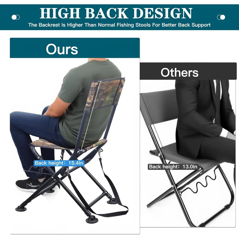 Fishing Chair with Rod Holder