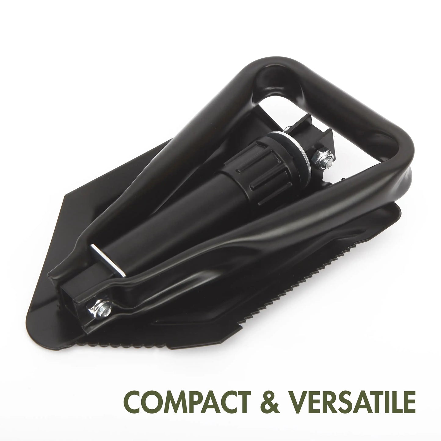 Heavy Duty Steel Folding Shovel, Black, Model 4803