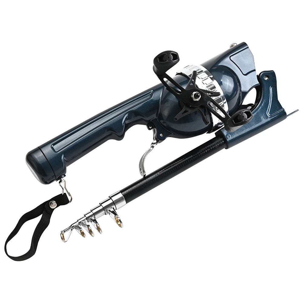 1Set Portable Folding Fishing Rod