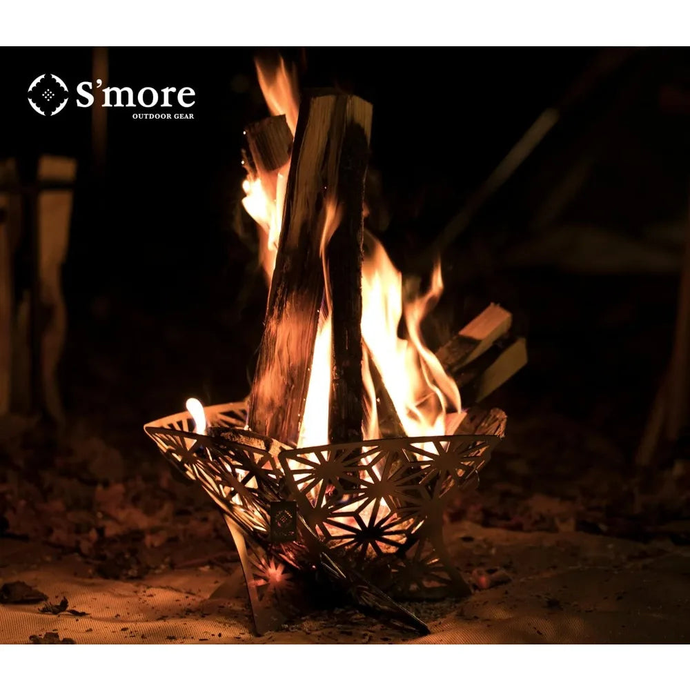 Portable Outdoor Fire Pit . Ideal for Patio and Backyard Bonfires