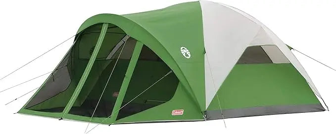 Coleman Evanston Screened Camping Tent, 6/8 Person Weatherproof